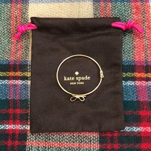 Authentic Kate Spade gold bow bracelet